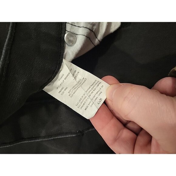 Dickies Pants Mens Size 42x30 Black Loose Fit Workwear Utility Baggy - Picture 6 of 6